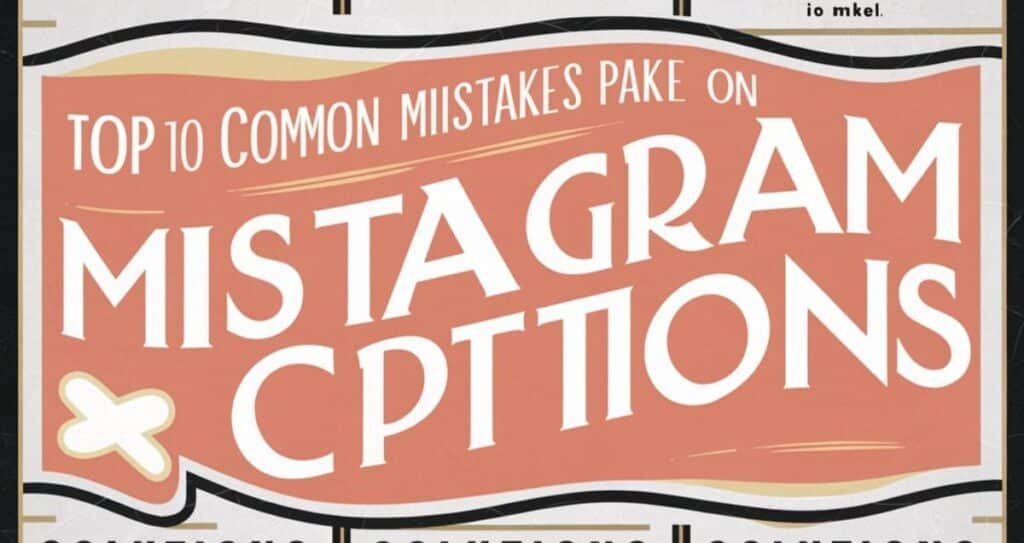 Top 10 Instagram caption mistakes and how to fix them?